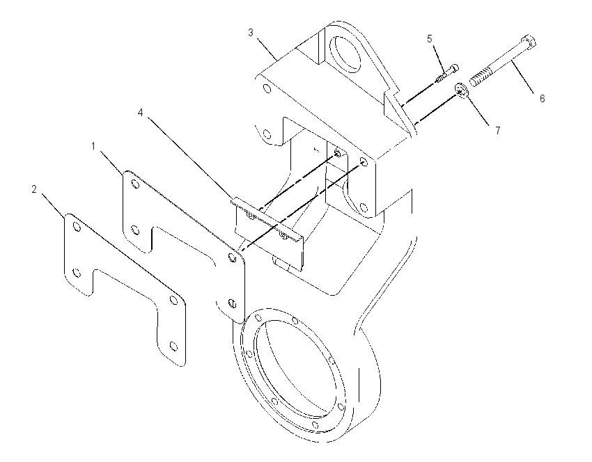 SUPPORT GP-MOTOR 1563497 CAT