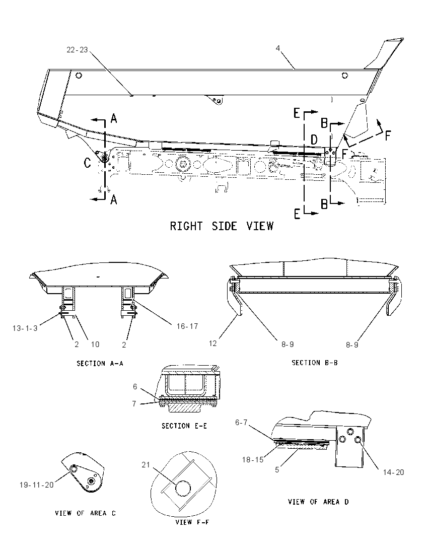 BODY GP-TRUCK 1448789 CAT