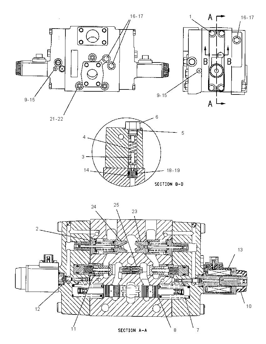 VALVE GP-HOIST CONTROL 1167814 CAT