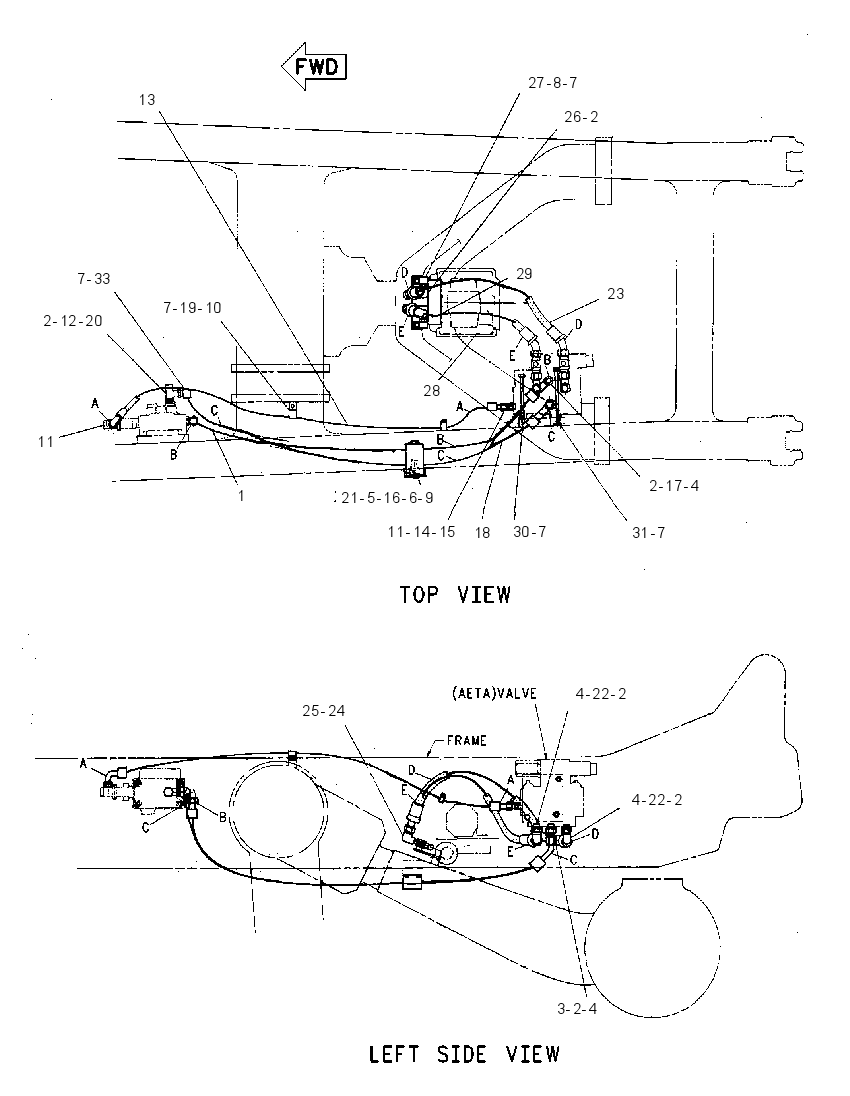 LINES GP-TRACTION CONTROL 1376404 CAT