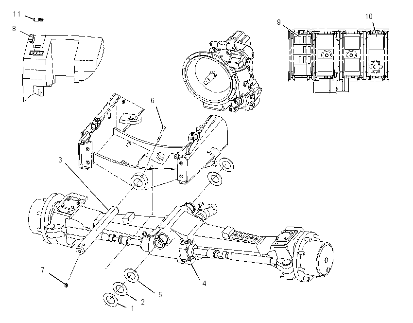AXLE GP-DRIVE & STEERING 1745451 CAT