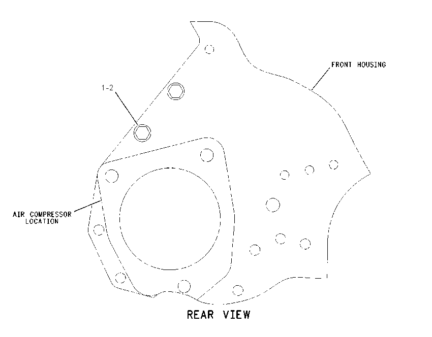 FASTENER GP-FRONT COVER 1804367 CAT