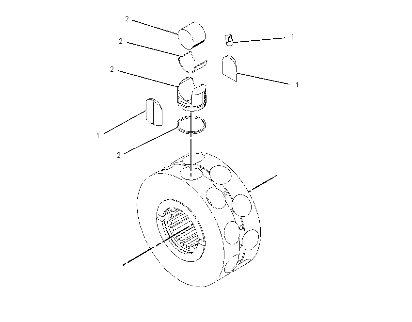 CYLINDER GP-PISTON 1834869 CAT