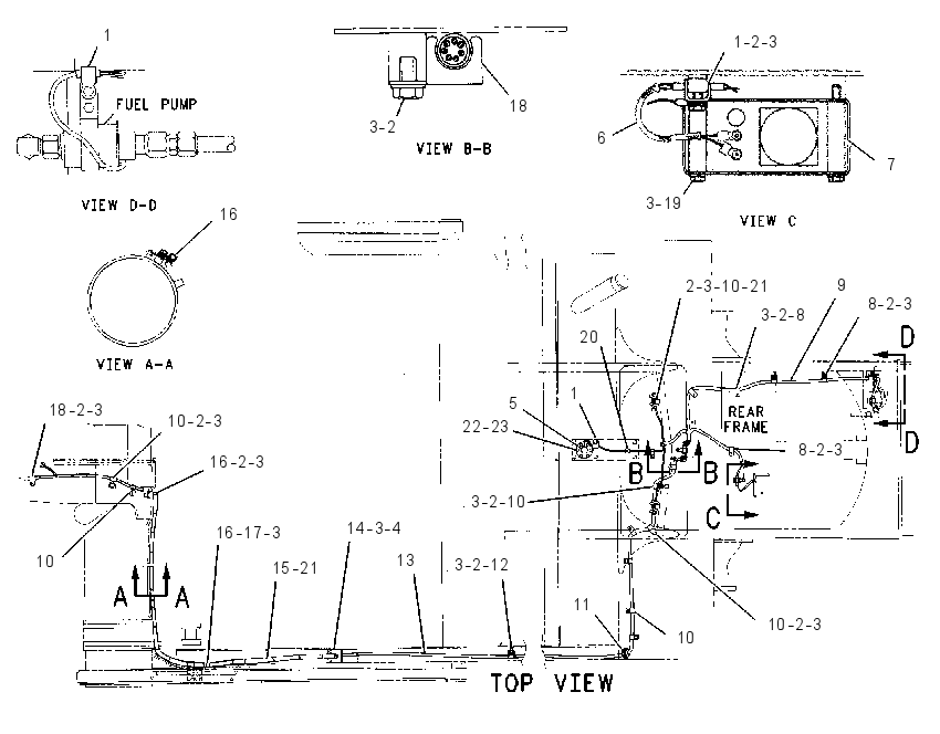 WIRING GP-SCRAPER 2T3410 CAT
