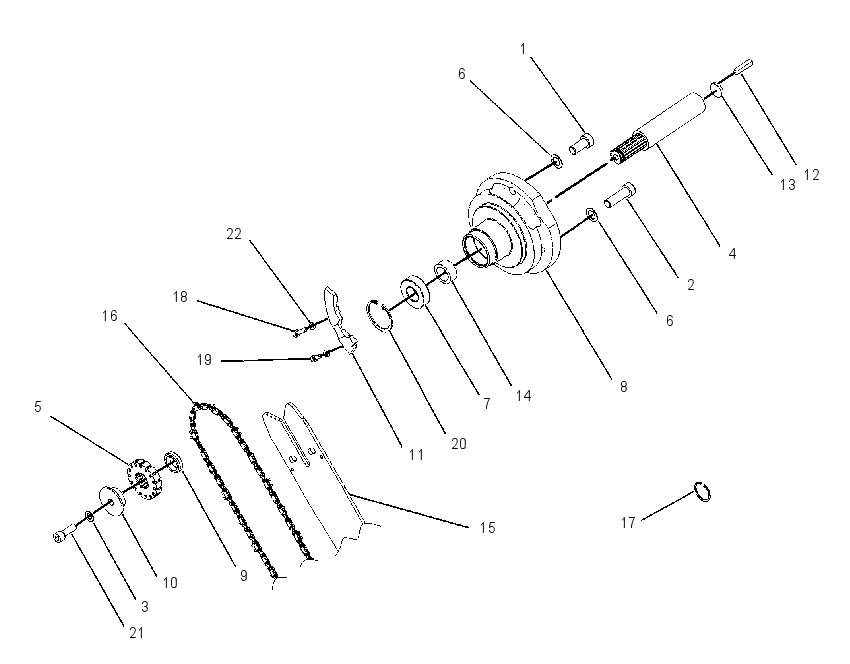 SAW GP-CHAIN 1558801 CAT