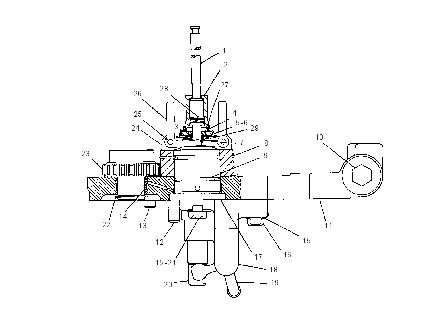 PLATE GP-GOVERNOR ADAPTER 1N4519 CAT