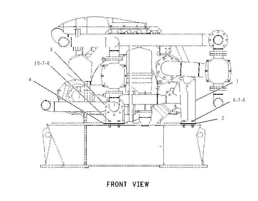 SUPPORT GP-ENGINE OIL LINES 1683573 CAT