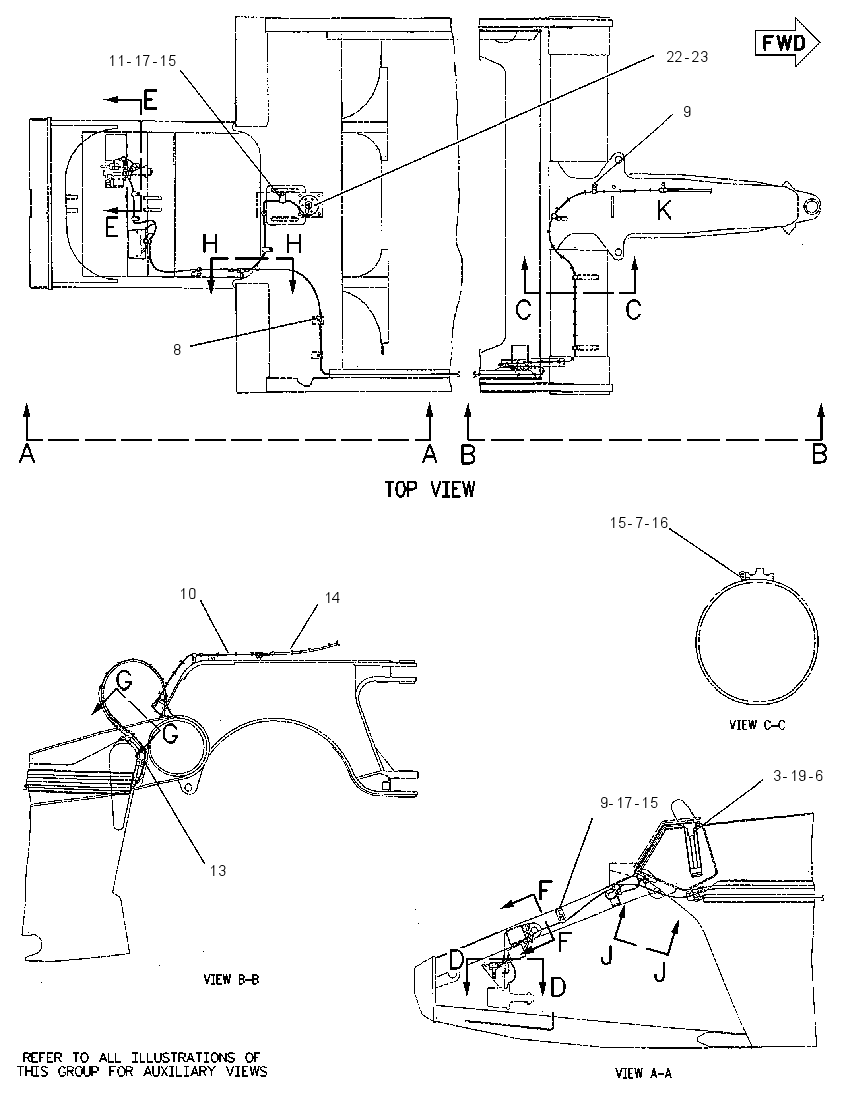 WIRING GP-SCRAPER 2T3411 CAT