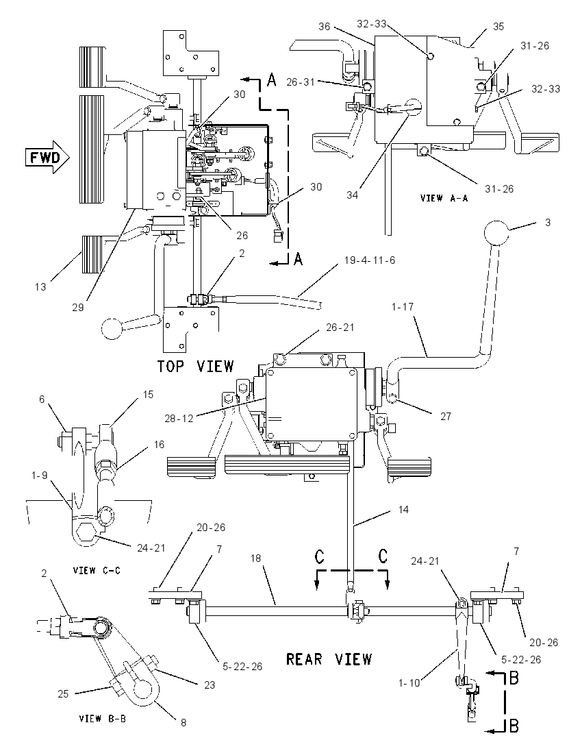 CONTROL GP-GOVERNOR & BRAKE 1586736 CAT