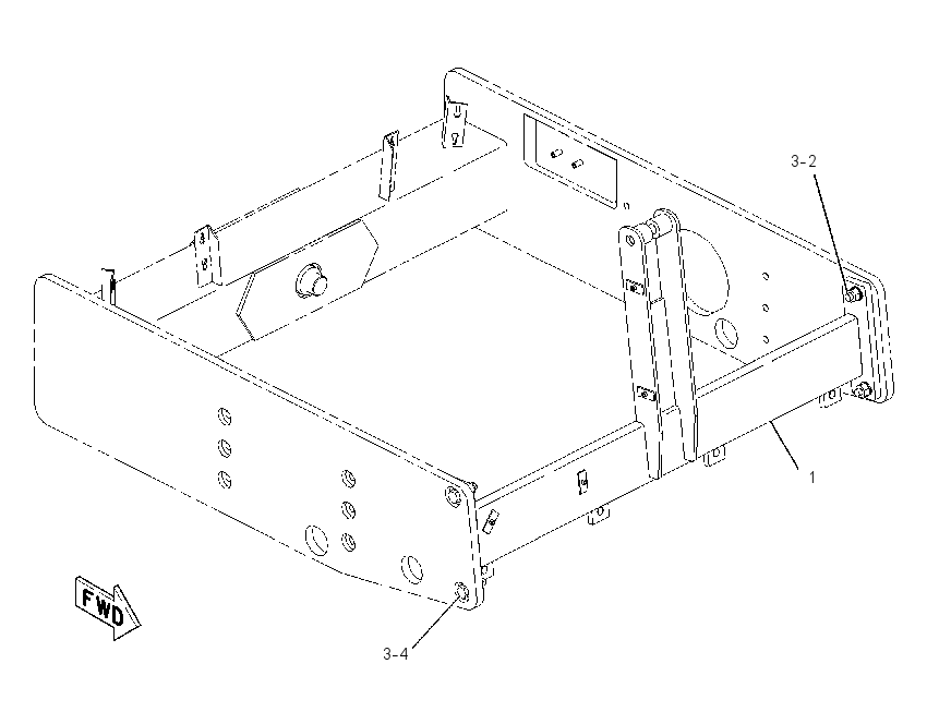 BUMPER GP-DRUM 1789144 CAT