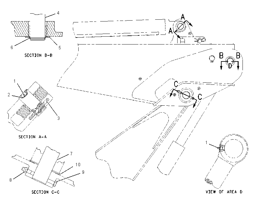 MOUNTING GP-STICK 1592657 CAT