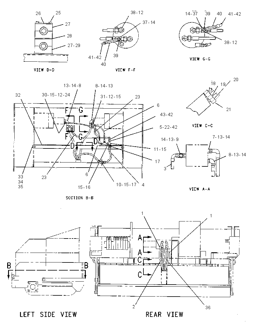 Трубопроводы хода 6R1693 CAT