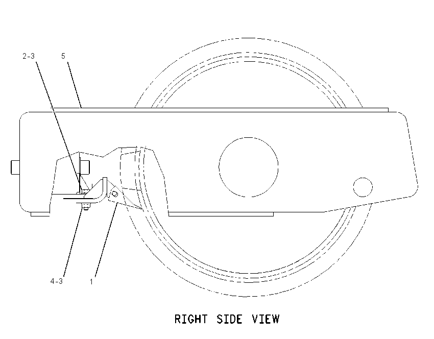 SCRAPER GP-PADDED DRUM 1724003 CAT