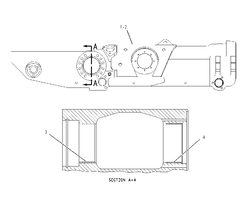 REINFORCEMENT AR-ROLLER FRAME 1425881 CAT