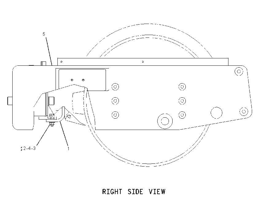 SCRAPER GP-PADDED DRUM 1835771 CAT