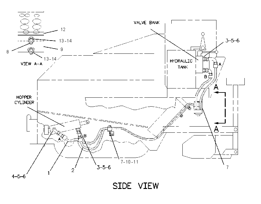 LINES GP-HOPPER 6R1855 CAT