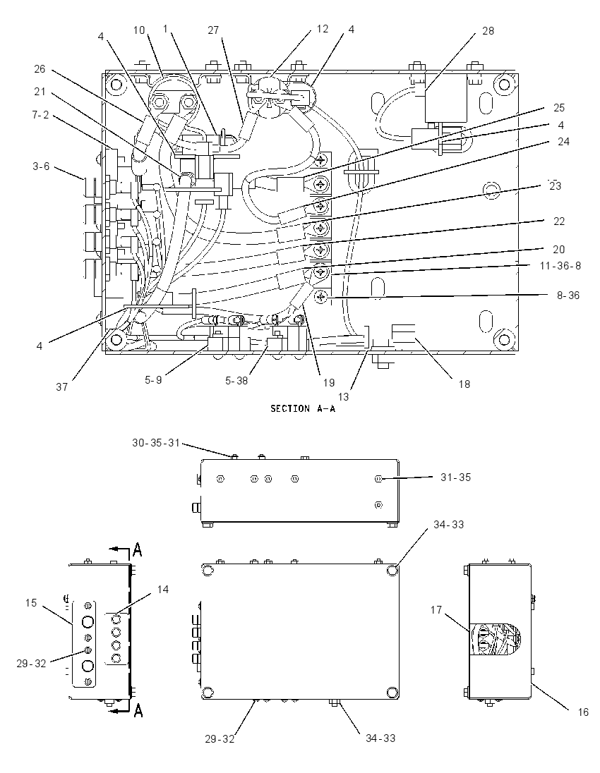 WIRING GP-RELAY PANEL 1631035 CAT