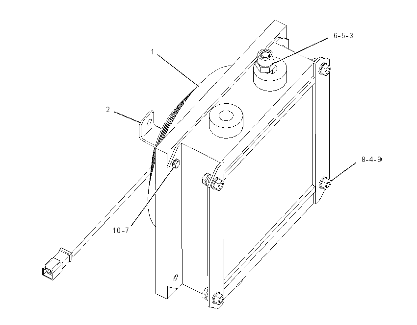 COOLER & MTG GP-HYDRAULIC OIL 1561502 CAT