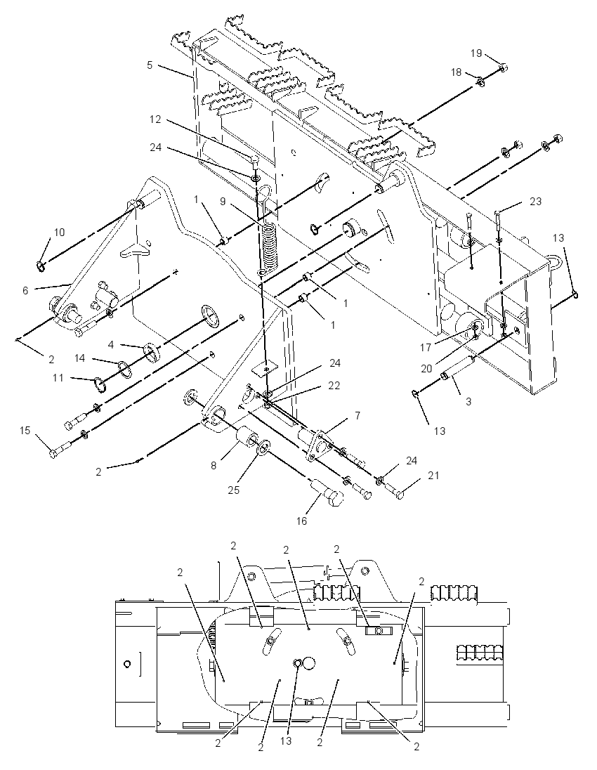 FRAME GP-COLD PLANER 1688568 CAT