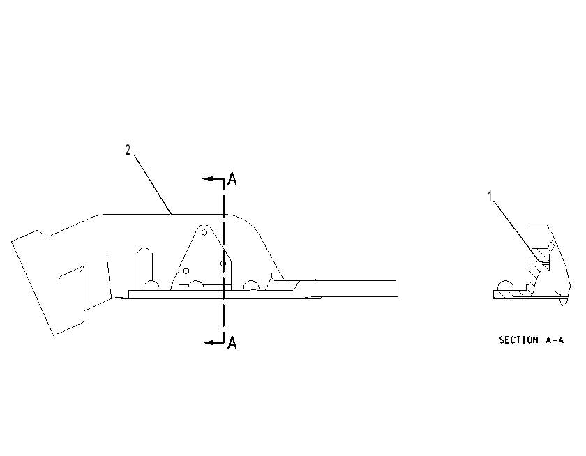 SUPPORT GP-AIR INLET 1353103 CAT