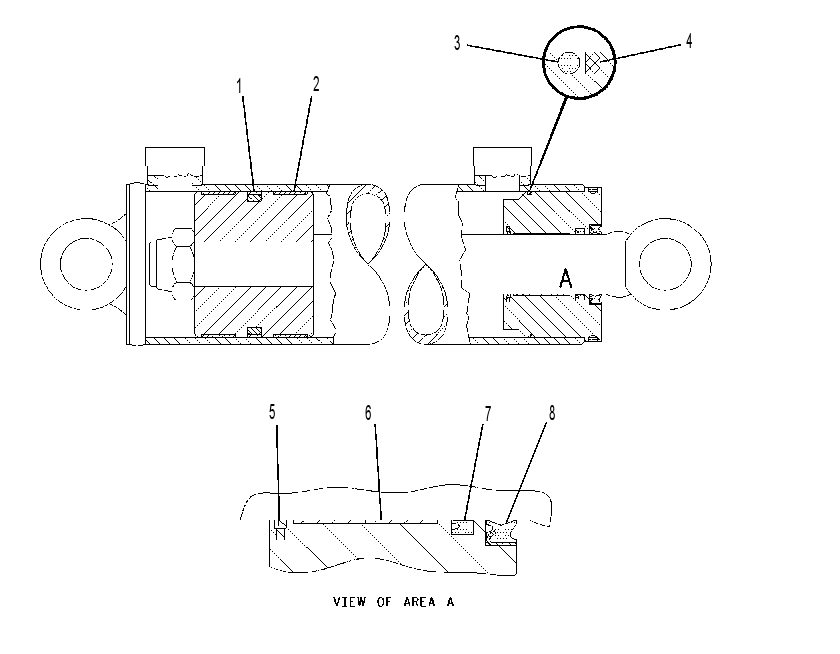 CYLINDER GP-FLOOR 2T3616 CAT