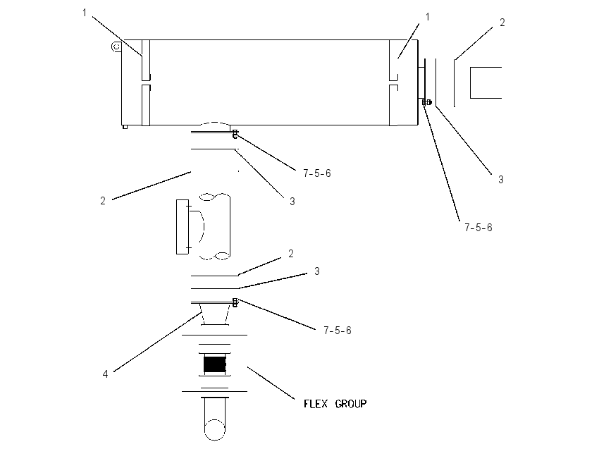 MOUNTING GP-MUFFLER 1668770 CAT