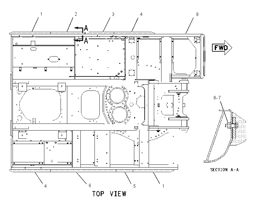 BUMPER GP 1789258 CAT