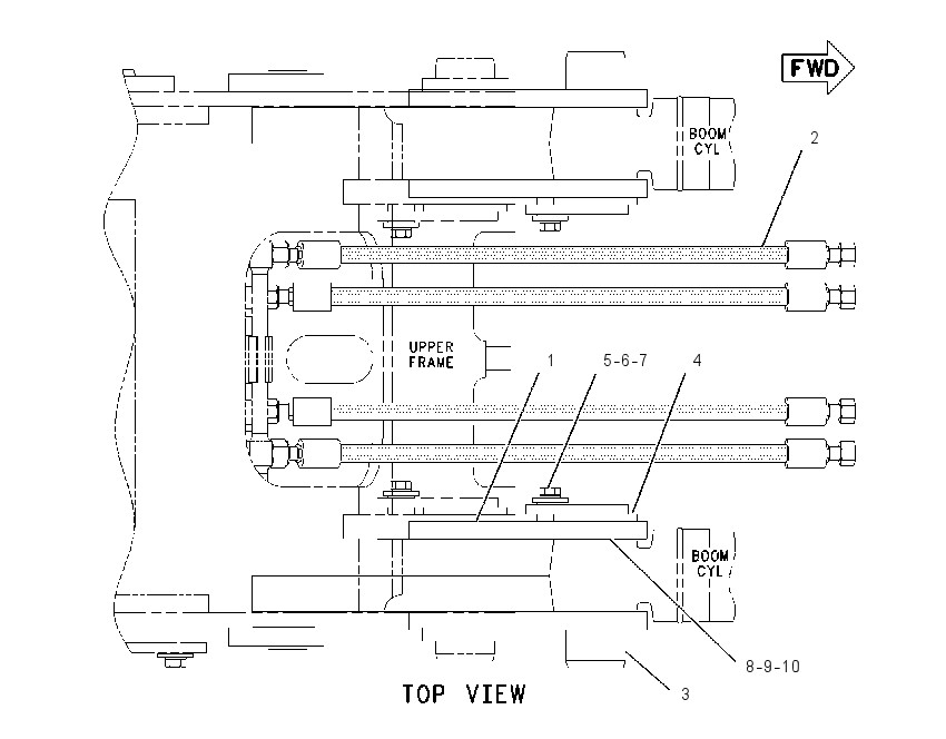ADAPTER GP-BOOM CYLINDER 1376585 CAT