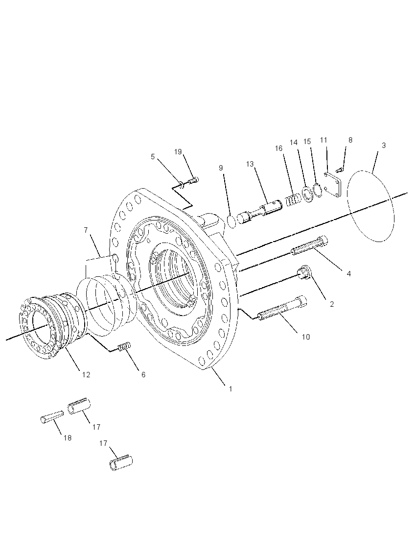 HOUSING GP-MOTOR 1124065 CAT