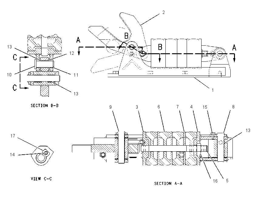 LATCH GP-EJECTOR BLADE 1720011 CAT