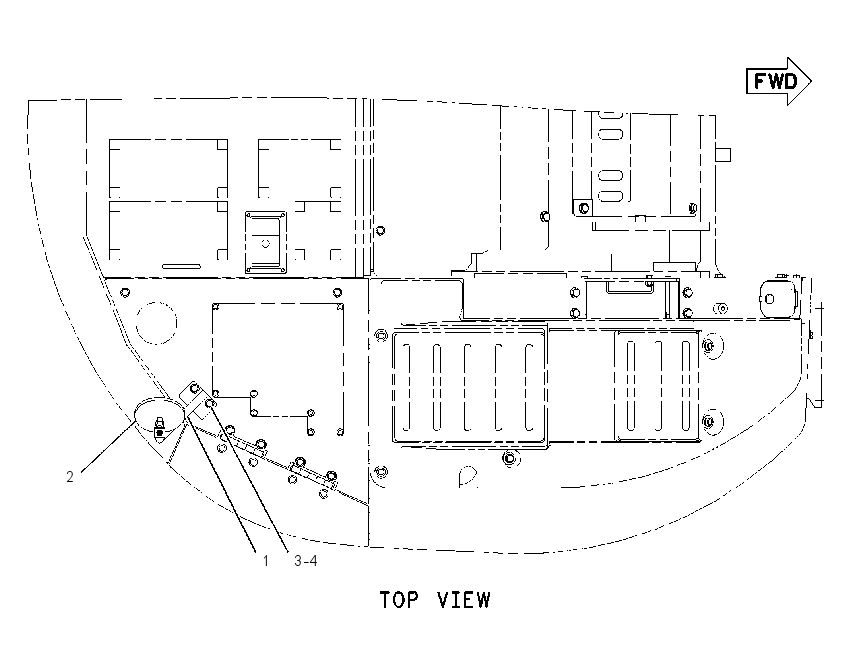 MIRROR GP-DOWN VIEW 1601958 CAT