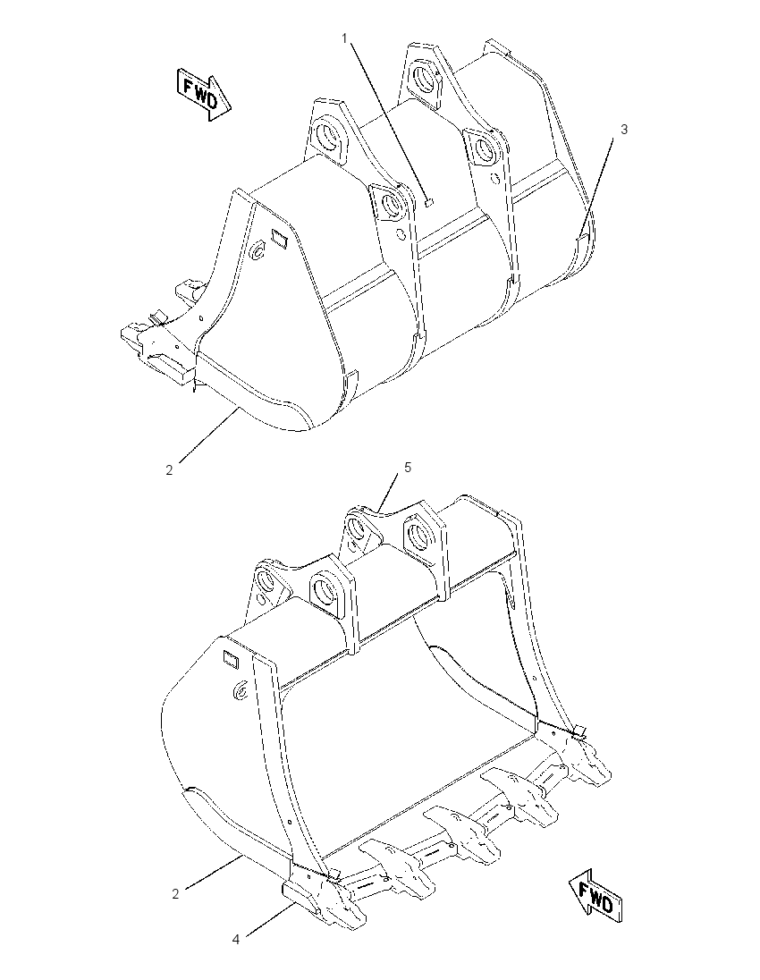 BUCKET AS-MASS EXCAVATOR 1423533 CAT