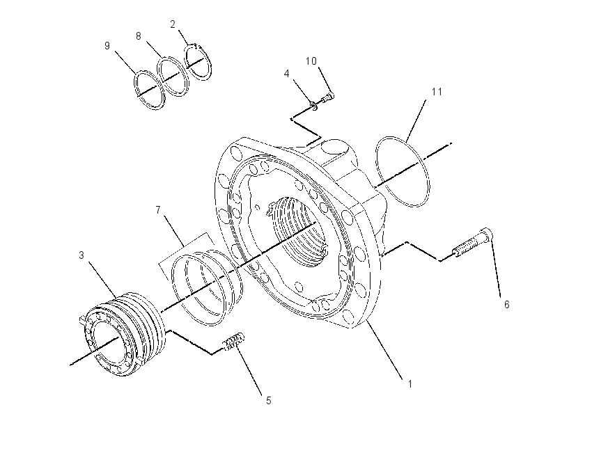 HOUSING GP-MOTOR 1846373 CAT