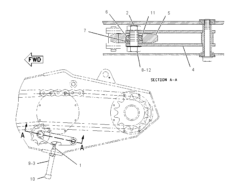 IDLER GP-CHAIN DRIVE 1849844 CAT