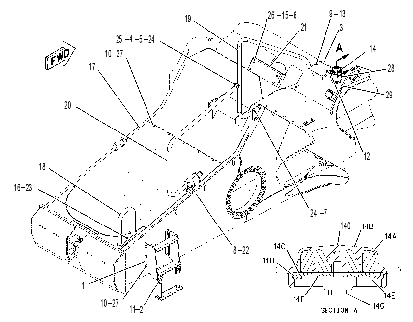 CONVERSION AR-BOWL 8I1724 CAT