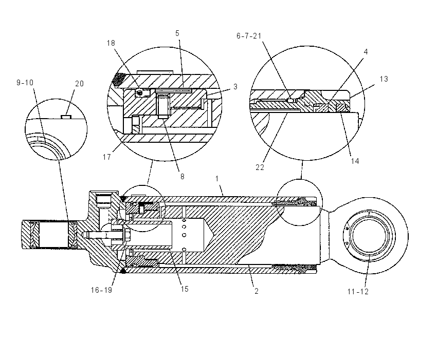 CYLINDER GP-SUSPENSION 1532904 CAT