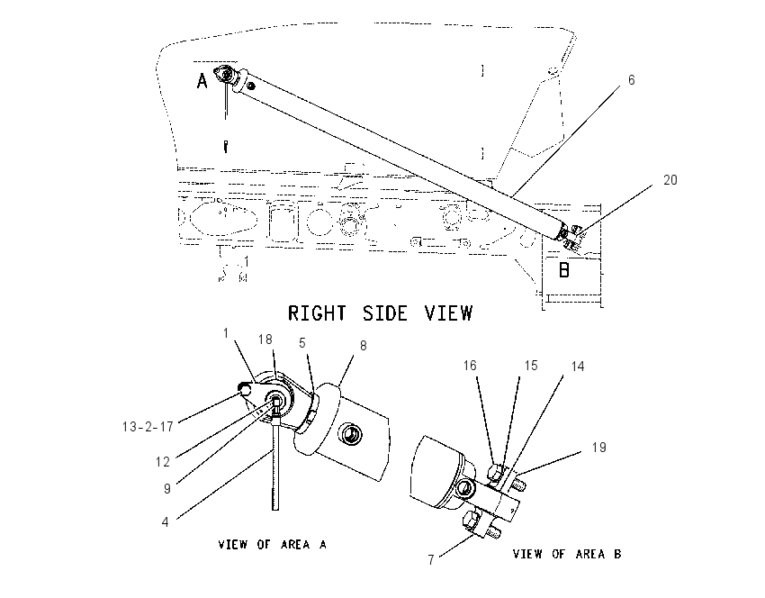 CYLINDER & MTG GP-HOIST 1426026 CAT