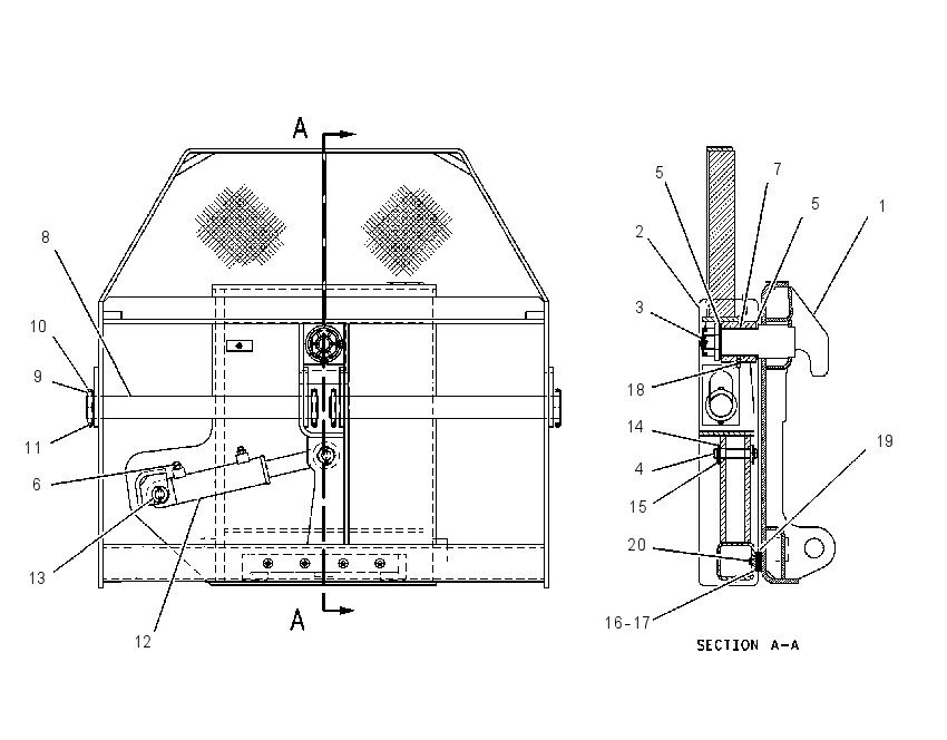 CARRIAGE GP-ROTATING 8I3158 CAT