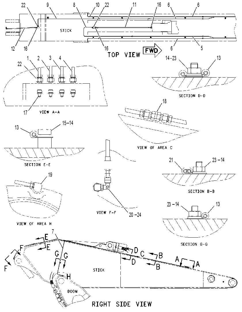 Трубопроводы смазки 2198203 CAT