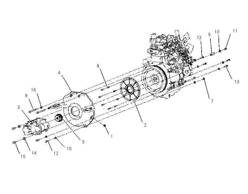 PUMP & MTG GP-PISTON & GEAR 1636994 CAT
