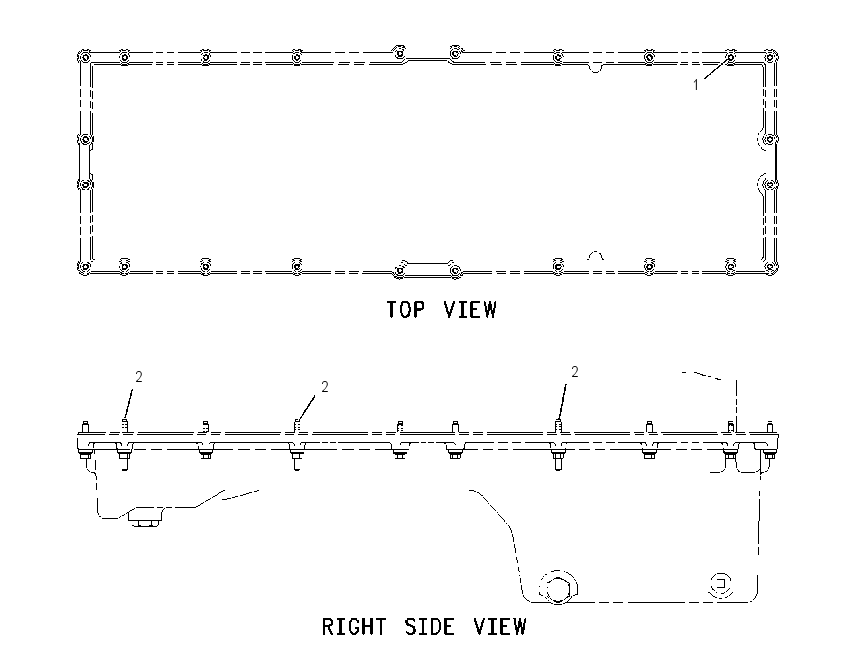 Крепёж масляного поддона 1767005 CAT