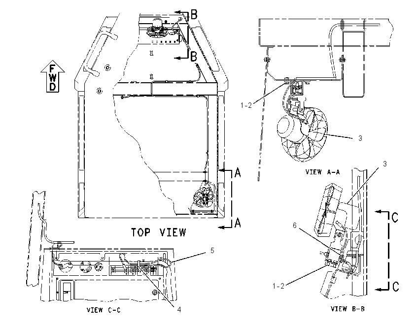 FAN GP-DEFROSTER 1846730 CAT