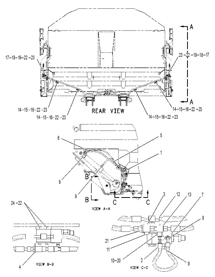 LINES GP-TAILGATE 1782310 CAT