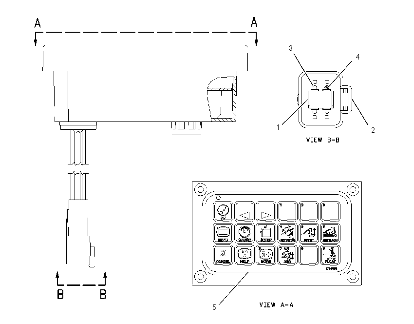 MODULE GP-MONITOR KEYPAD 1540940 CAT