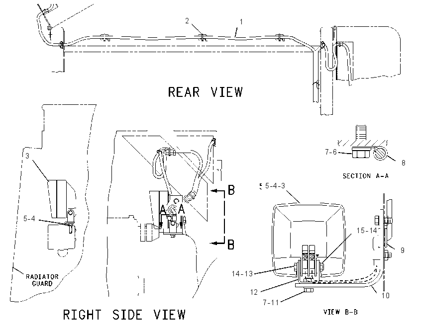 LIGHTING GP-REAR 4E4503 CAT