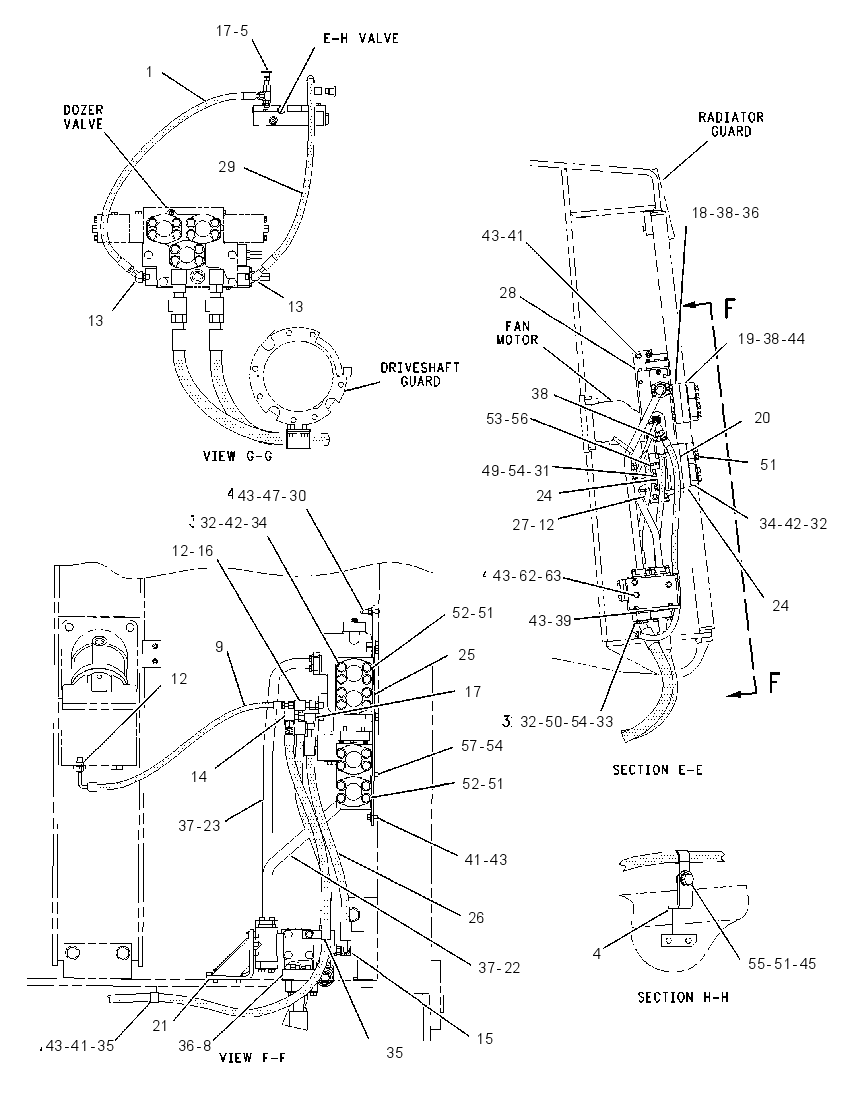 LINES GP-DUMP CYLINDER 1314781 CAT