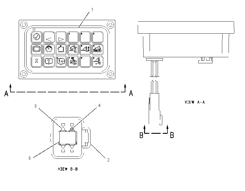MODULE GP-MONITOR KEYPAD 1832008 CAT
