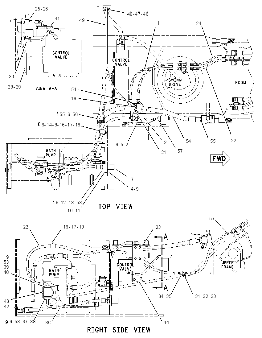 HYDRAULIC AR - ROTATE 1466525 CAT