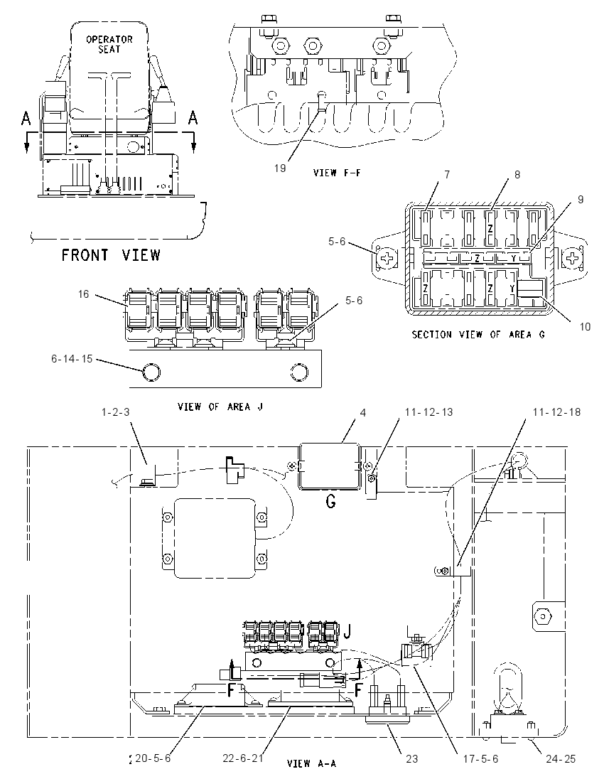 Проводка консоли 1673525 CAT