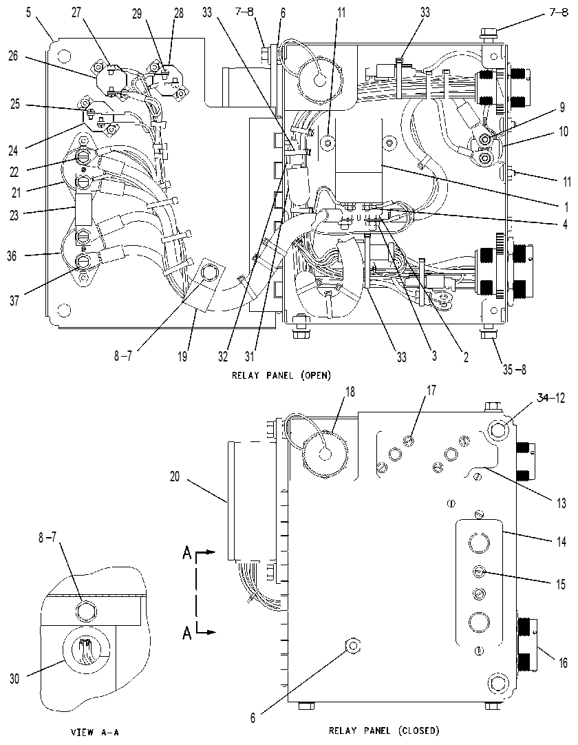 WIRING GP-RELAY PANEL 1043115 CAT